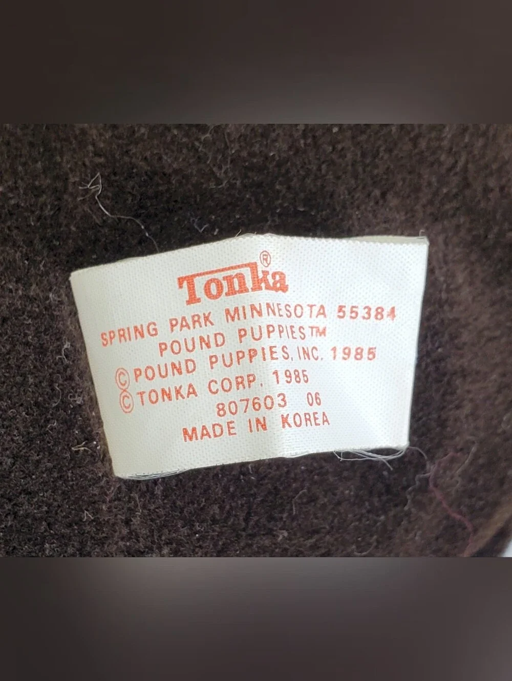 Pound Puppy product vintage
